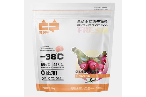 鸡肉&蔓越莓全价全期冻干猫粮